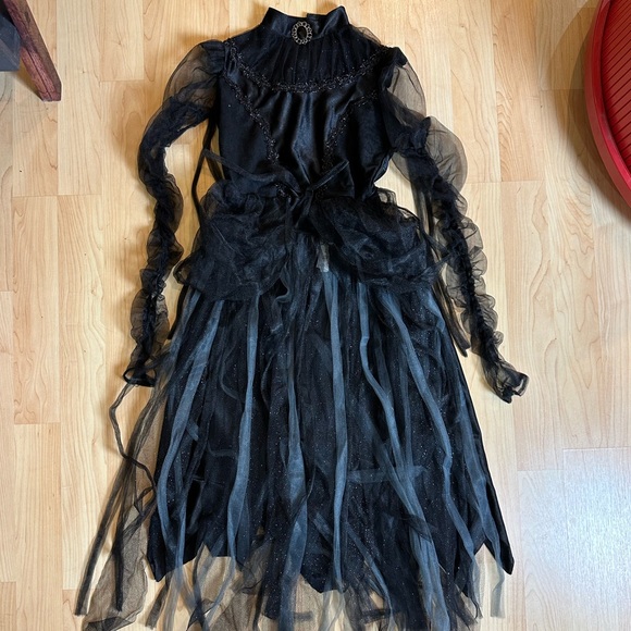 California Costumes Other - Wednesday Dark Princess Halloween Costume Dress Only - Size 10/12